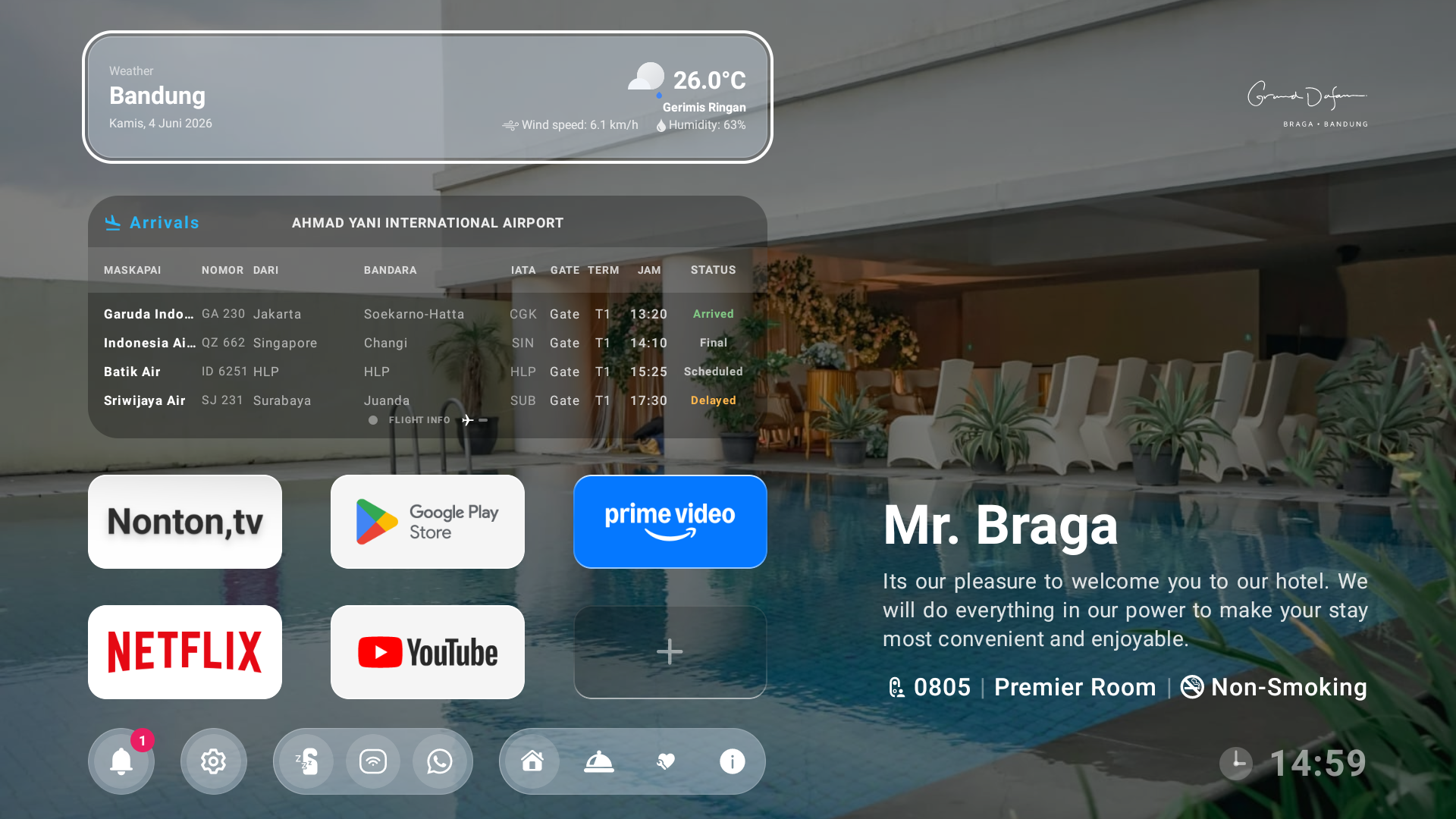IPTV Main Menu
